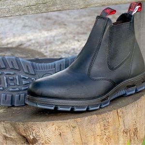 RedBack Boots Size 9 (Au) Size 10 (US)  Men Black Boots Style UBBK.   Like New.